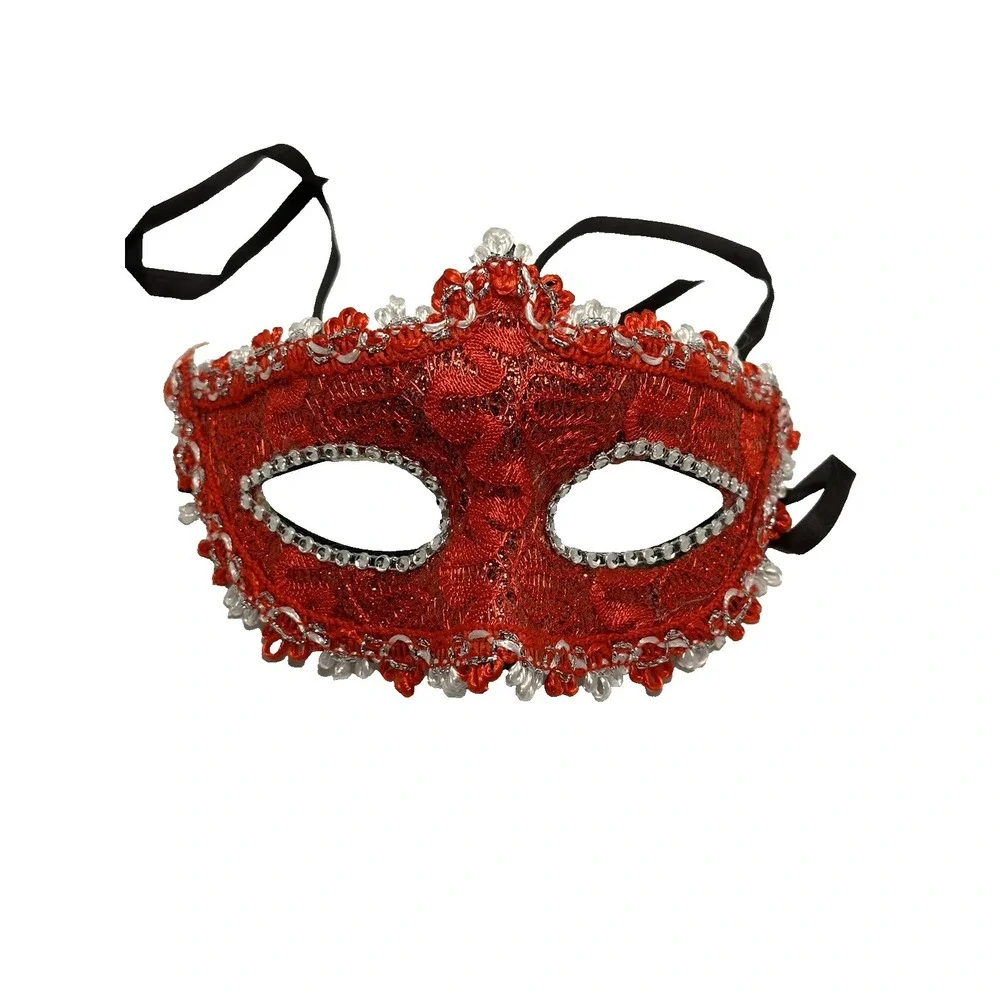 NEW masquerade fashion face mask tie strings‎ adult teen women